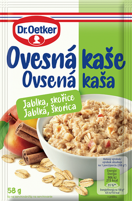 Dr. Oetker Ovesná kaše jablko, skořice