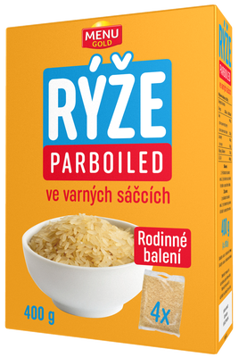 Menu Gold Rýže parboiled ve varných sáčcích 4x100g