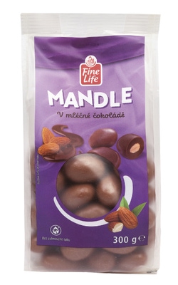 Fine Life Mandle v mléčné čokoládě