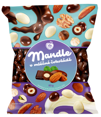 IBK trade Mandle v mléčné čokoládě