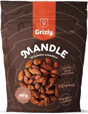 GRIZLY Mandle ve slaném karamelu