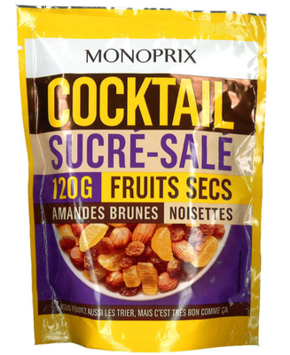 Monoprix Lískové ořechy se sušeným ovocem