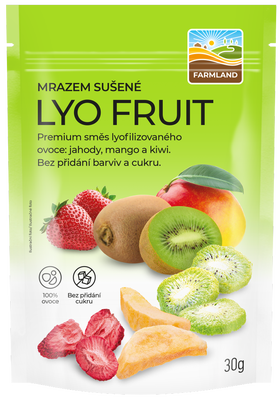 Farmland Lyo Mix jahody, kiwi, mango