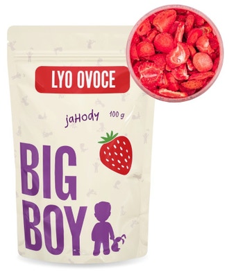 BIG BOY® Jahody plátky sušené mrazem