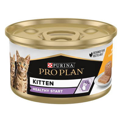 ProPlan Kitten Healthy Start, kuřecí konzerva pro koťata