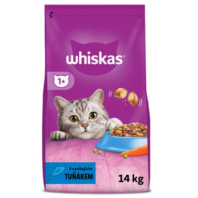 Whiskas Granule tuňák pro dospělé kočky