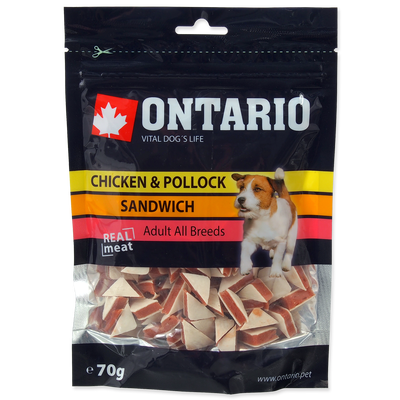 Ontario Mini kuřecí sendviče pro psy