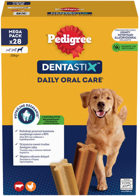 Pedigree Dentastix Daily Oral Care dentální pamlsky pro psy velkých plemen