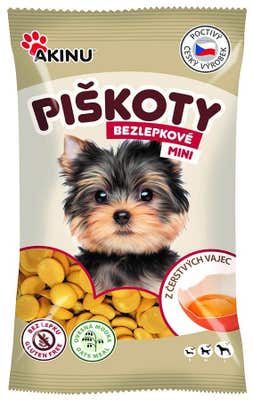 Akinu Bezlepkové mini piškoty pro psy