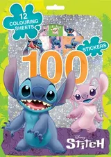 JIRI MODELS 100 samolepek s omalovánkovými listy Lilo & Stitch