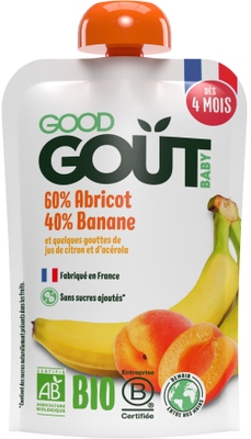 Good Gout BIO Meruňka s banánem