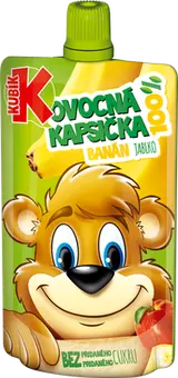 Kubík Kapsička 100% banán-jablko