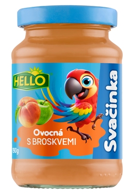 Hello Ovocná svačinka s broskvemi