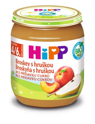 HiPP BIO Broskev s hruškou