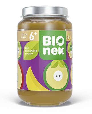 BIOnek Příkrm jablko a banán