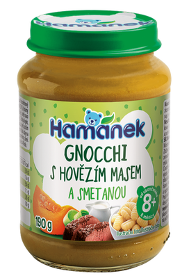 Hamánek Gnocchi s hovězím masem a smetanou
