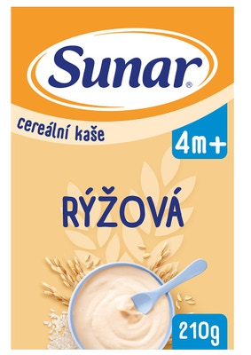 Sunar Rýžová cereální kaše, 4 m+