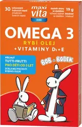 Maxi Vita Kids Omega 3 + vitamin D, E