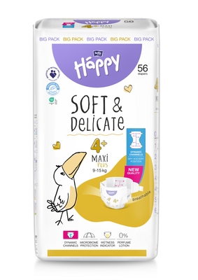 Bella Baby Happy Maxi Plus vel. 4+ (9-15 kg)