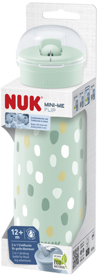 NUK Láhev Mini-Me Flip 450 ml (12+ m.) zelená