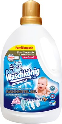 WaschKönig Sensitive Prací gel pro citlivou pokožku 3,305l
