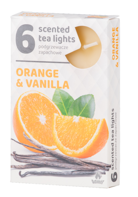 Čajové vonné svíčky Orange Vanilla