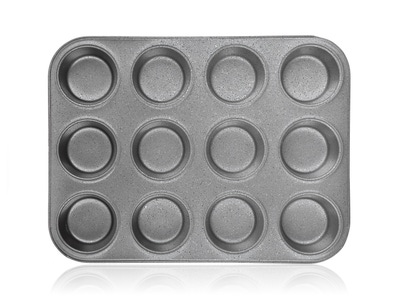 Banquet forma na 12 muffinů s nepřilnavým povrchem Granite 35x26,5x3cm