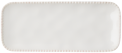 Monoprix Obdélníkový podnos s perlovým okrajem, 31x13 cm