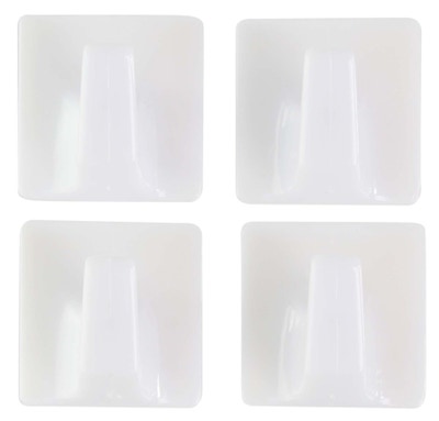 Toro Háček samolepící plastový hranatý, 3x3cm, plast