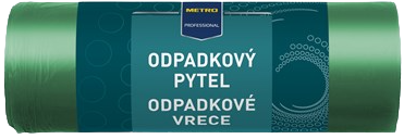 Metro Professional Pytel silný zelený 120 l