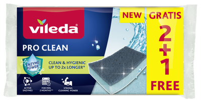 Vileda Pro Clean houbička 2+1ks
