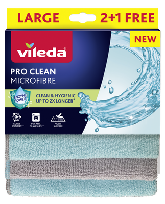 Vileda Pro Clean mikrohadřík 2+1ks
