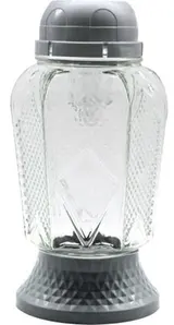 Madona Hřbitovní sklo LED, 21,5 cm, stříbrná