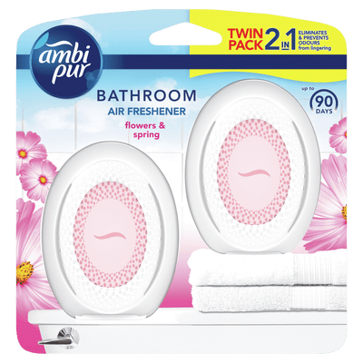 Ambi Pur Bathroom Flowers & Spring osvěžovač vzduchu do koupelny 2x7,5ml