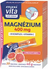 Maxi Vita Magnézium 400 mg + B komplex + vitamin C