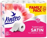 Linteo Toaletní papír bílý, 3vrstvý - Economy Pack, 24 rolí