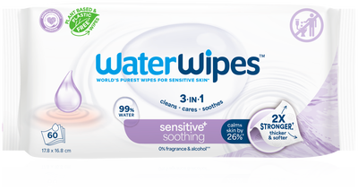 WaterWipes Ubrousky vlhčené Soothing clean bez obsahu plastů