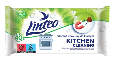 Linteo Vlhčené ubrousky do kuchyně
