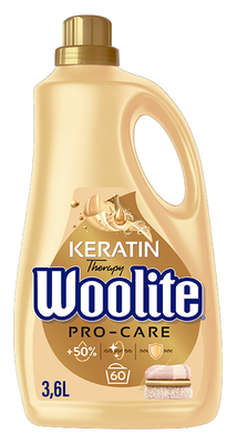 Woolite Keratin Therapy Pro-Care tekutý prací prostředek, 3,6L