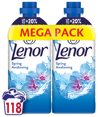 Lenor Aviváž Spring duopack, 2x 1239 ml
