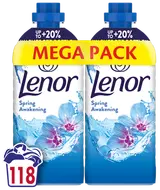 Lenor Aviváž Spring duopack, 2x 1239 ml