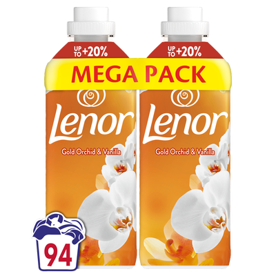 Lenor Aviváž Gold Orchid & Vanilla, duopack 2x 987 ml