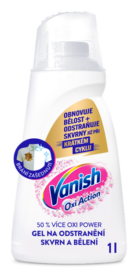 Vanish Oxi Action gel na bělení a odstranění skvrn