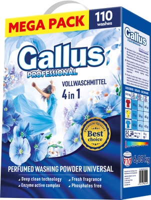 Gallus Professional Prací prášek Universal Box (6,05 kg)