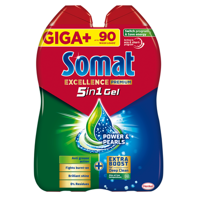 Somat Excellence Premium 5in1 gel do myčky 90 mytí