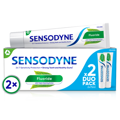 Sensodyne Fluoride zubní pasta duopack 2x75ml