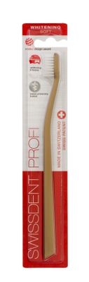 Swissdent Zubní kartáček Profi Whitening soft, zlatý