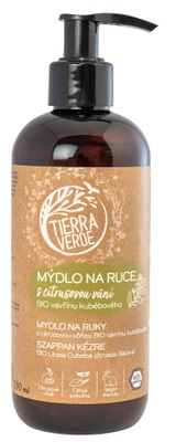 Tierra Verde Tekuté mýdlo na ruce s vůní BIO vavřínu kubébového