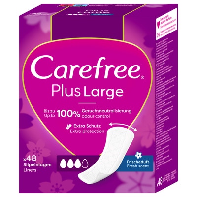 Carefree Plus Large Svěží vůně
