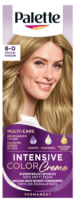 Schwarzkopf Palette Intensive Color Creme permanentní barva na vlasy 8-0 Světle plavý